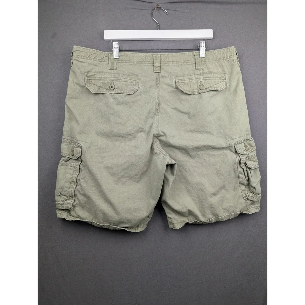 Lee Men's Loose‎ Fit Cargo Shorts Olive Drab Green Size 42